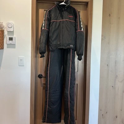 Vintage Yamaha Nylon Snowmobile Jacket & Bibs Set Men’s L 70’s Maxim Wear - Image 1 of 4