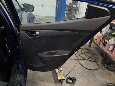 2017 Hyundai Veloster Right Rear Door Panel Trim Black OEM Used 414092 - Image 1 of 4