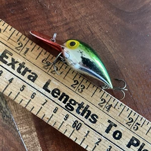 Vintage Storm Pre Rapala Wiggle Wart Green Scale - Picture 1 of 4
