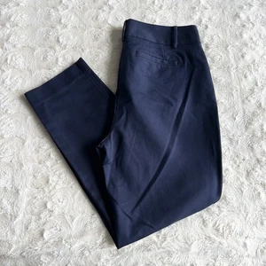 Talbots Pants Trousers Womens 6 Petite Navy Blue Hampshire Curvy Pockets Office - Picture 1 of 9