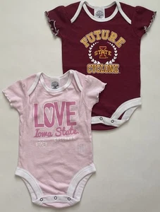 NCAA Iowa State Cyclones Bebé Niñas Conjunto de 2 Piezas Body Talla 3-6 Meses - Imagen 1 de 6
