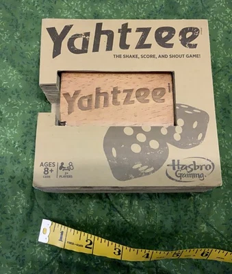 Yahtzee Dice Game - Wooden Edition - Travel - NEW in Box - Image 1 of 4