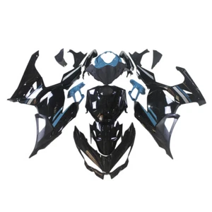 Kit de carenado ABS para Kawasaki Ninja 400 EX400R 2018-2023 carrocería marco azul negro - Imagen 1 de 9
