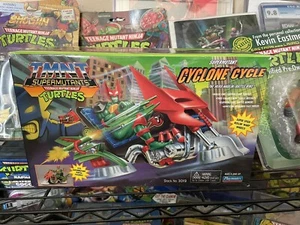 1994 TMNT Super Mutant Cyclone Cycle NEW Teenage Mutant Ninja Turtles MISB - Picture 1 of 6