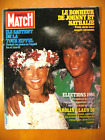 Paris Match 1823 du 04/05/1984. Johnny & Nathalie. Ils sautent de la Tour Eiffel