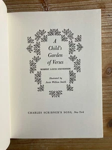 A Child's Garden of Verses, Robert Louis Stevenson, Willcox Smith, Vintage Book - Imagen 1 de 5