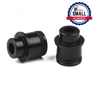 2X Bicycle 12/15Mm to 9Mm Thru Axle Quick Release Bike QR Hub Conversion Adapter - Picture 1 of 11