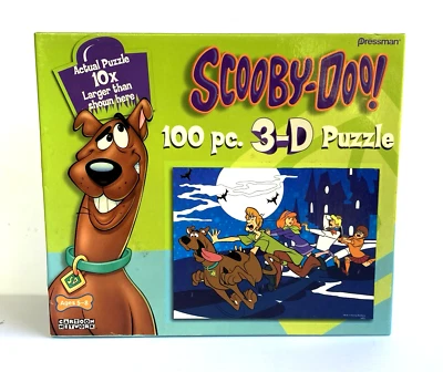 Scooby-Doo 3-D Puzzle (2006) - 100 Pieces - 12.5" x 15" - Cartoon Network - Image 1 of 4