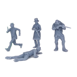 Outland Models Miniatur westlicher Cowboy Sch��tze Figurenset Spur 0 1:48 - Bild 1 von 2