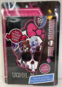 Monster High - Freaky Fab Light Up Diary (Mattel, 2013) *NEW* 4.9"x6.9" 192 Page - Picture 1 of 4