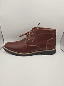 DEER STAGS Bangor Hombres Botas Chukka con Cordones al Tobillo Cuero Marrón 10.5M Nuevas En Caja - Imagen 1 de 8