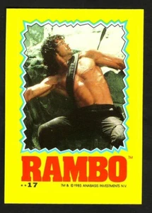 RAMBO FIRST BLOOD PART II STICKER CARD 17 - Bild 1 von 3