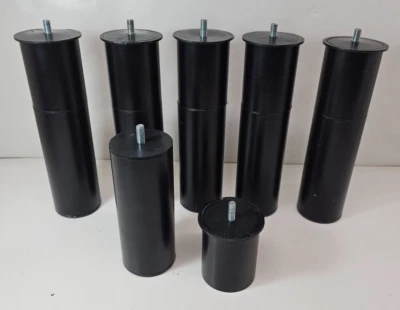 Patas de cama ajustables con número de sueño de 3", 6", 9" Haz la talla que quieras Juego de 6 Foto 1 de 4