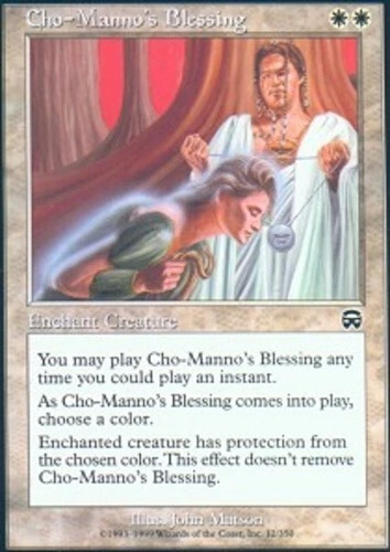 Cho-Manno's Blessing ~ Moderately Played Mercadian Masques MTG Magic UltimateMTG - Image 1 of 1