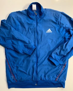 ADIDAS Men’s Blue 3 Stripes Formotion Full Zip Track Jacket Size Large - Picture 1 of 6