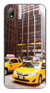 Coque en silicone imprimée compatible Huawei Y5 2019 NY Taxi - Picture 1 of 3