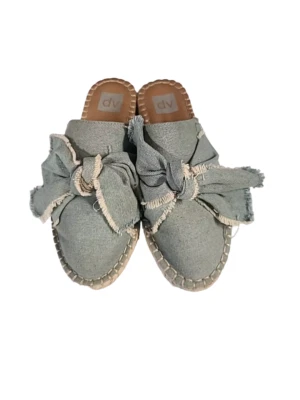 Dolce Vita DV 蓝色牛仔结结蝴蝶结拖鞋拖鞋骡子女式 9.5 码 — 第 1/4 张图片