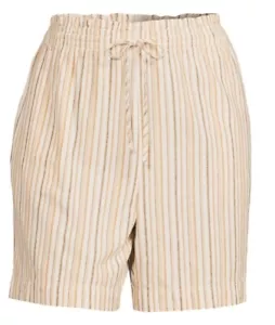 New Terra & Sky Womens Linen Elastic High Waist Front Pocket Shorts Size 0X(14W) - Picture 1 of 3