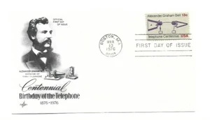 1683 Telephone ArtCraft, FDC - Picture 1 of 1