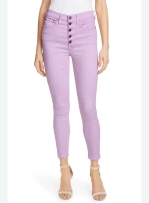 Alice + Olivia Women Size 26 'Good' High Waist Ankle Skinny Jeans Orchid - Image 1 of 4