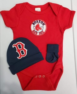 boston red sox baby onesie