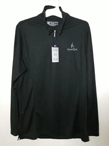 Bermuda Sands Womens 1/4 Zip Pullover Shirt Black Size Large New With Tags Golf - Picture 1 of 4