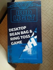 Bud Light Escritorio Bolso de Frijoles y Juego de Lanzamiento de Anillo ¡NUEVO! B-1-10 - Imagen 1 de 2