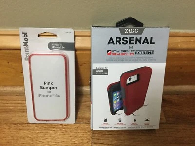 InvisibleShield iPhone 5C Screen Protector w/Arsenal Extreme Hard Case Bundle - Image 1 of 4