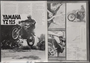 1973 Yamaha YZ125 Motorcycle 3p Article - Picture 1 of 2