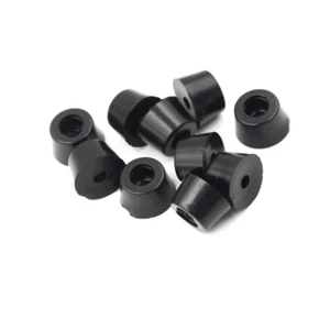 10Pcs 17 x 10mm Round Cabinet Black Rubber Instrument Case Feet Foot Circular_sh - Picture 1 of 6