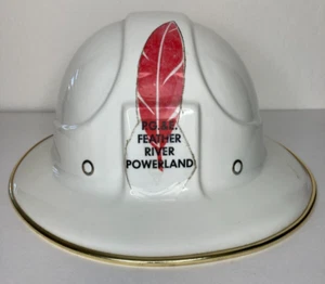 VTG PG&E Feather River Hard Hat Helmet Powerland Lightweight Shockguard MSA - Picture 1 of 9