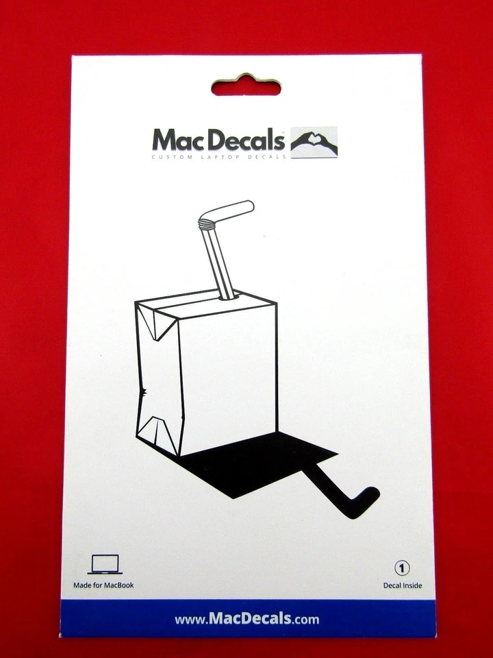 Juice Box Vinyl 7" x 5" Decal for MacBook, Laptops, Car, Window & More - New - Image 1 of 1