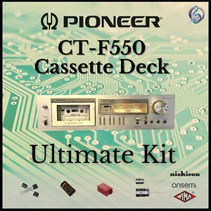 Pioneer CT-F550 Cassette Deck Ultimate Upgrade Kit Genuine Parts Restoration - Picture 1 of 3