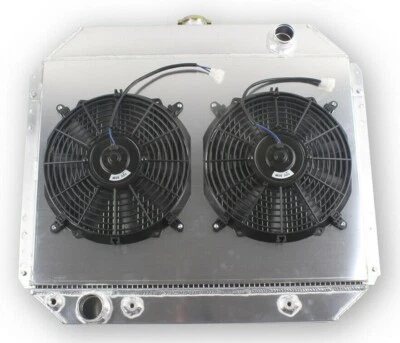 4Row Shroud Fan Radiator For 1966-1979 1965 1978 Ford F-100 F-150 F-250 F-350 V8 - Image 1 of 4