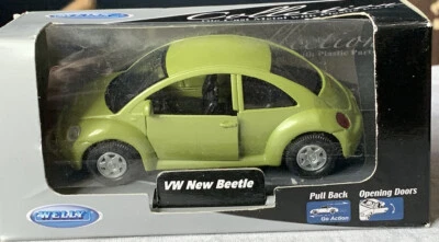 Welly Die-Cast 1/32 Volkswagen New Beetle. Green. MISB. - Image 1 of 4
