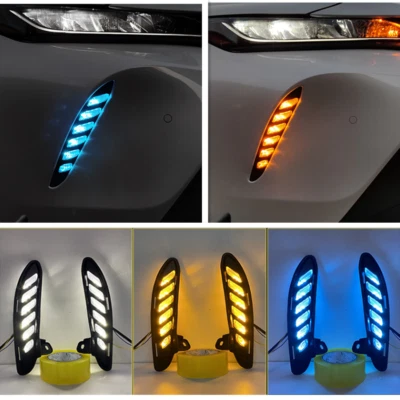 DRL LED Daytime Running Light Bumper Fog Lamp For 2021-2022 Toyota Venza - Image 1 of 4