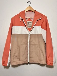 Vintage London Fog Jacket Men Sm Women Med Outdoors Unlimited Colorblock Hoodie - Picture 1 of 11