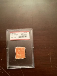 SCOTT#803 MINT OG NH DEEP ORANGE PSE SLAB CERT GRADED SUPERB 98 - Picture 1 of 2