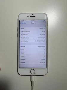 Apple iPhone 8 64GB White MQ6H2VC/A - Unlocked - Poor Condition - Battery 88% - Photo 1 sur 23