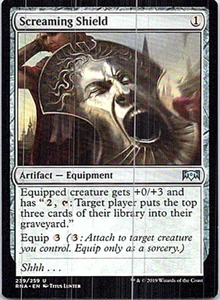 Screaming Shield Magic The Gathering Ravnica Allegiance Light Play - Picture 1 of 1