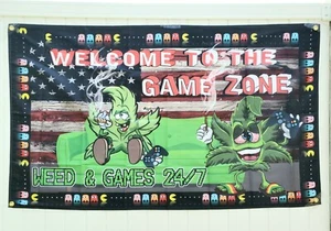 3x5ft Welcome To The Game Flag/Banner 100D Polyester 4 Grommets Brand New - Bild 1 von 4