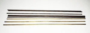 Lote de 9 tubos de latón de 1/8" x 12" para fabricación de cuchillos y mosaicos - Imagen 1 de 1