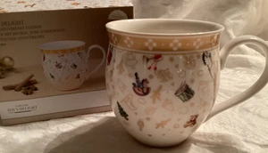 NIB Villeroy & Boch Toy's Delight Latte MUG Anniversary NEW Porcelain Christmas - Picture 1 of 11