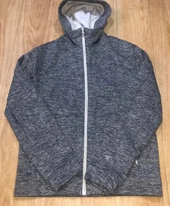 Lululemon Felpa Donna con Cappuccio Media Scuba Full Zip Maculato Nero Grigio - Foto 1 di 17