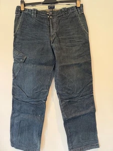 Mens Armani Vintage Jeans. Wide Leg. Waist 34 ins. Leg 34. Made in Italy - Picture 1 of 12