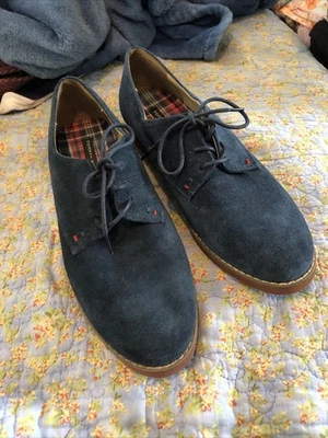 Zapatos Mujer Gamuza Azul Diseñados por Tommy Hilfiger Talla 9m Foto 1 de 4