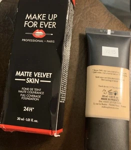 make up for ever matte velvet skin-LIGHT-Alabaster-Y215-NIB-MSRP $40 - Picture 1 of 6