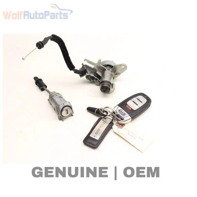 2011-2013 AUDI A8 QUATTRO - Ignition Switch / Cylinder W/ KEY FOB 107837167BK - Image 1 of 4