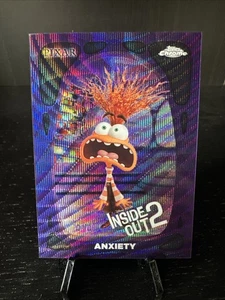 2024 Topps Chrome Disney - Anxiety Headquarters #HQ-6 Black Wave/10 - Imagen 1 de 2