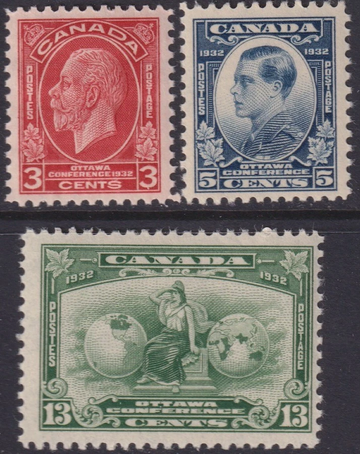 CANADA Sc#192-4.3 MNH SET of 3 IMPERIAL ECONOMIC CONFERENCE - Image 1 of 1